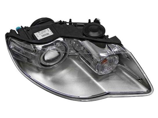 VW Headlight Assembly - Passenger Side (Xenon) 7L6941040E - Hella 009452181